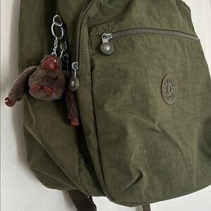 Kipling Seoul Green Large Backpack